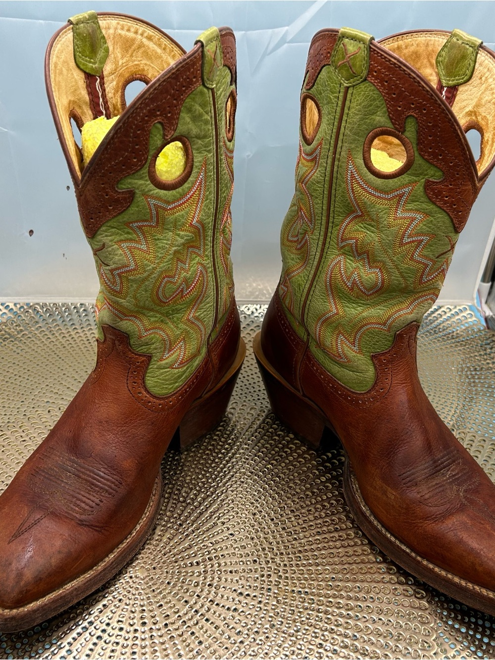 Twisted X men 11 flame stitch cowboy boots